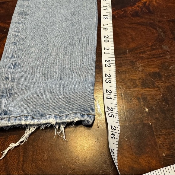 Agolde Women’s Nico High Rise Slim Distressed Button Fly Jeans Size 29 - Picture 9 of 11